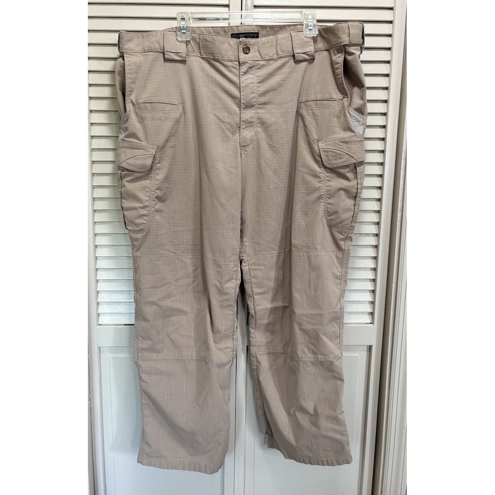 5.11 Tactical Pants Mens 43x28 Beige‎ Tactical Cargo Outdoor Work Straight